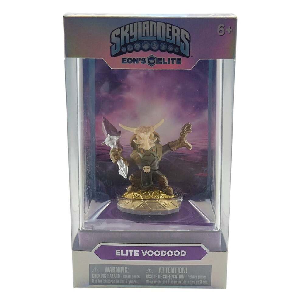 Skylanders Eon's Elite Voodood 2015 Factory Sealed Figure Display Case Rare